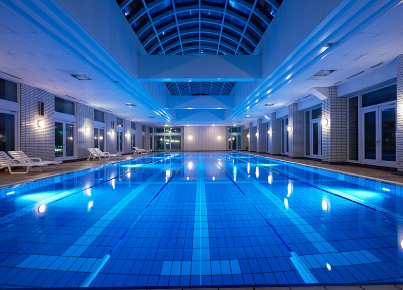 Indoor pool and Sauna image